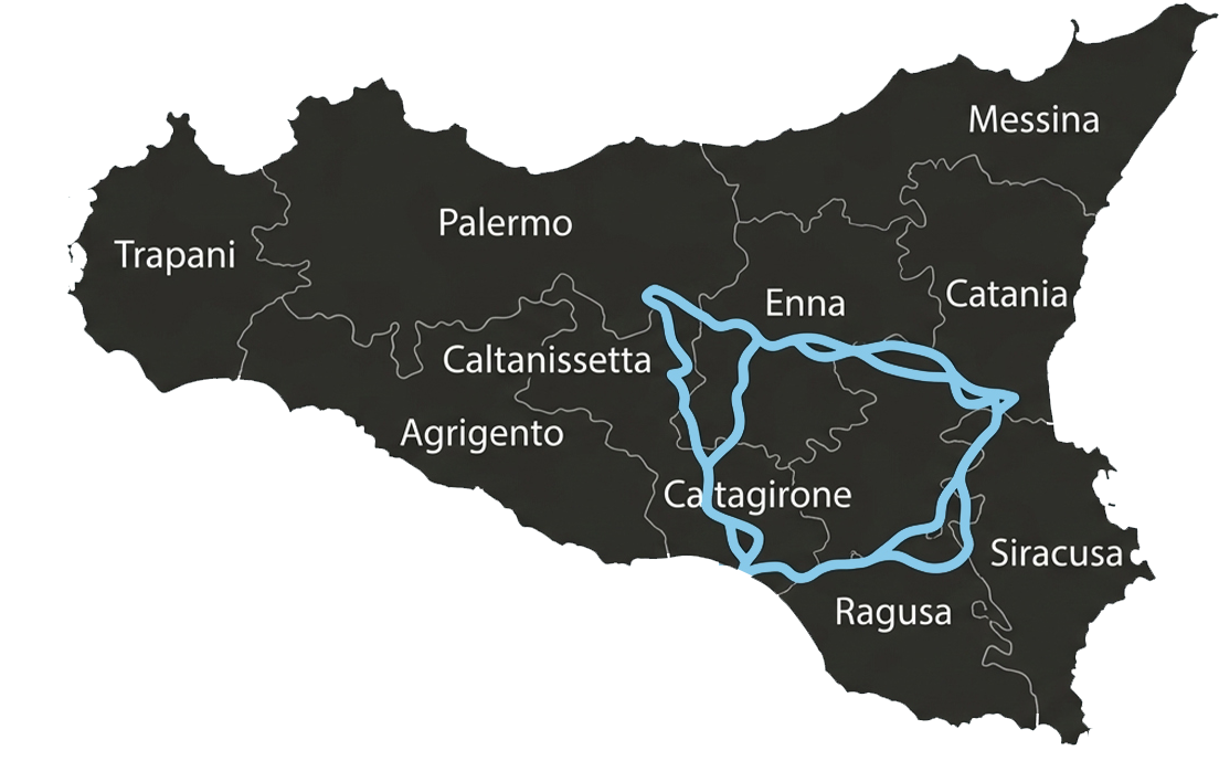 Noleggio moto enduro Sicilia Niscemi. escursioni guidati offroad explore. itinerario barocco - offroad explore